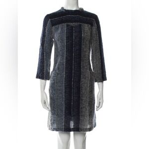 ANNA SUI Mock Neck Wool-Blend Dress! Size 8